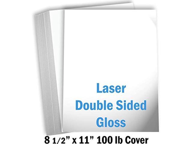94 Bright 8.5 x 11” Gloss Digital Paper 100lb Text 148 GSM - 100 Sheets 