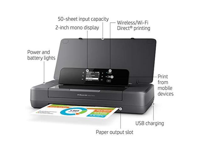 Hp Officejet 200 Portable Printer With Wireless & Mobile Printing ...