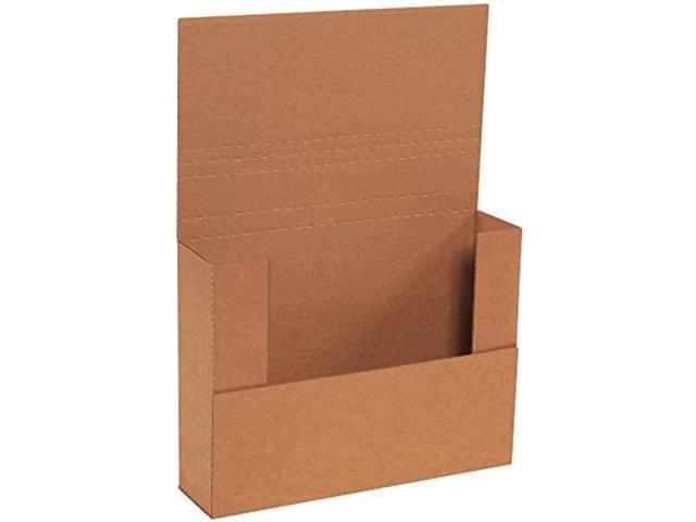 Crush-Proof for Shipping Mailing and Storing Aviditi Kraft Easy-Fold Corrugated Cardboard Mailing Boxes 10 1/4 x 8 1/4 x 1 1/4,Pack of 50 