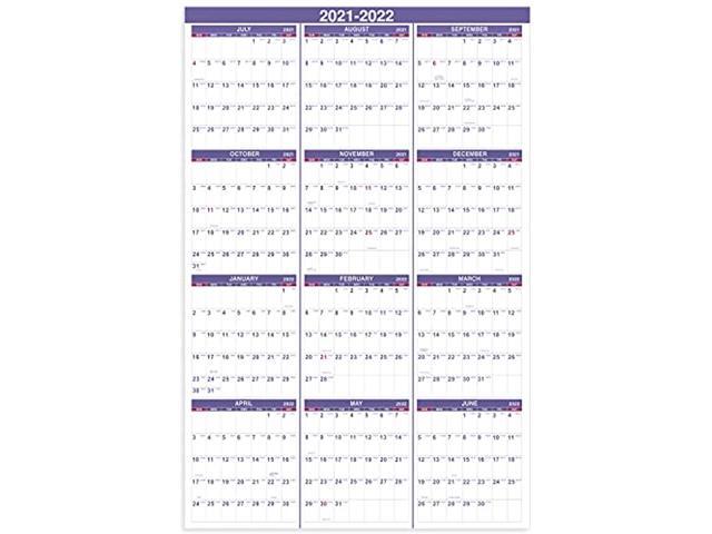 Thick Paper From January to December 2021 Vertical Open 34.8 x 22.8 2021 Yearly Wall Calendar 2021 Wall Calendar with Julian Date - Blue 