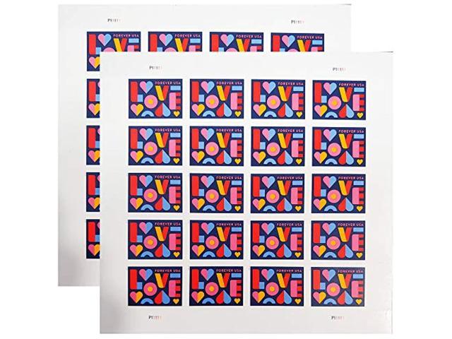 Papercraft Stamps 2 Sheets of 20-40 Stamps Total 40 Postcard Stamps ...