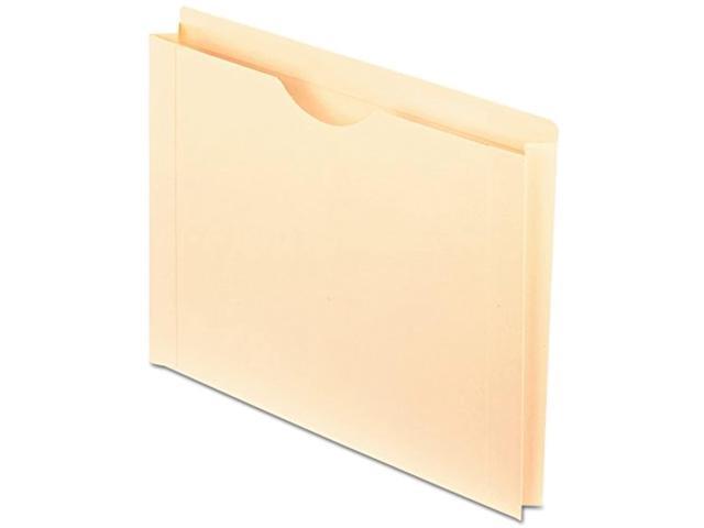 Pendaflex File Jackets Manila 50 per Box 2 Expansion 22200EE Reinforced Straight-Cut Tabs with Thumb Cut Letter Size 