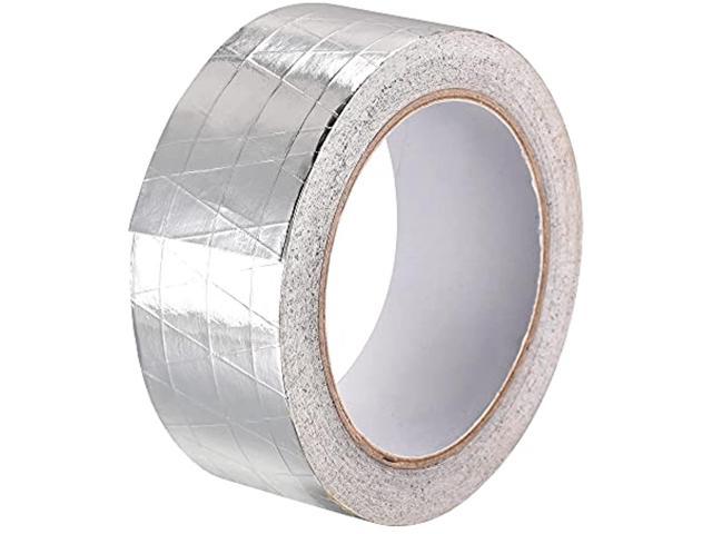 5mm Aluminum Foil Tape for HVAC,Patching Hot and Cold Air Ducts 20m/65.6ft 