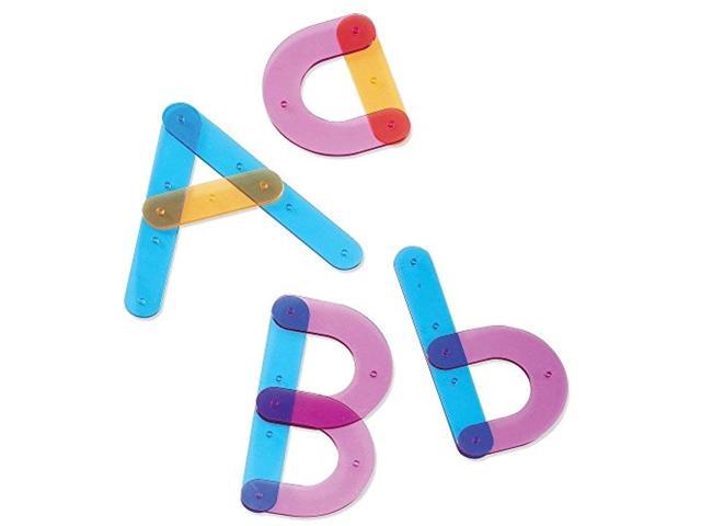 Letter Construction, Homeschool, School Activity Set, Play School, 60 Pieces, Ages 3+