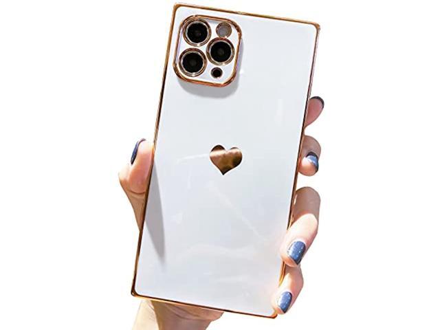 Iphone 11 Pro Max Case Square Cute Aesthetic Full Camera Lens Protection Electroplate Reinforced Corners Shockproof Edge Bumper Silicone Case 6 5 Inches Candy White Newegg Com