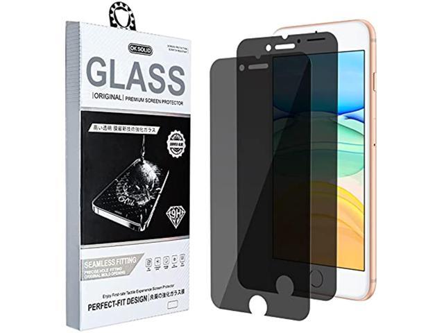 Privacy Screen Protector Designed For Iphone 7 Iphone 8 4 7 Inch Anti Peep U Shaped Cutout Anti Spy Bubble Free Tempered Glass 2 Pack Newegg Com