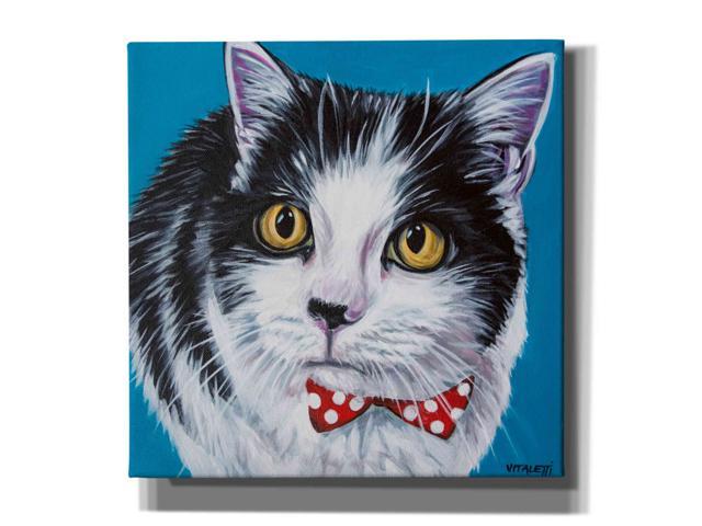 Epic Graffiti 'Classy Cat I' by Carolee Vitaletti, Canvas Wall Art, 12"x12"