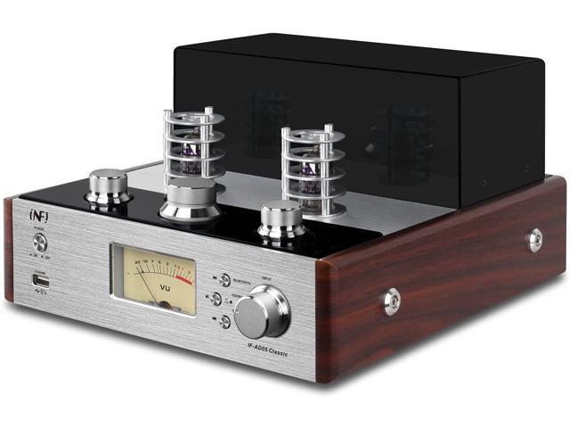 USB Stereo Hybrid Tube Amplifier ACIN Class AB Bluetooth Integrated Power Amplifier with Headphone Out 
