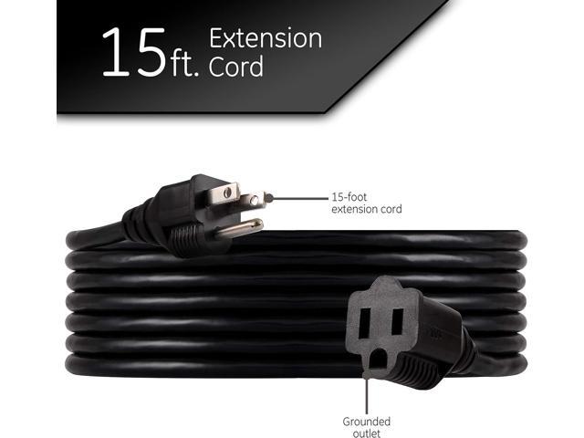 75 ft 12/3 Outdoor Extension Cord Waterproof Heavy Duty with Lighted  Indicator End 12 Gauge 3 Prong, Flexible Cold-Resistant Long Power Cord  Outside, 15Amp 1875W SJTW Orange ETL Listed POWGRN : 