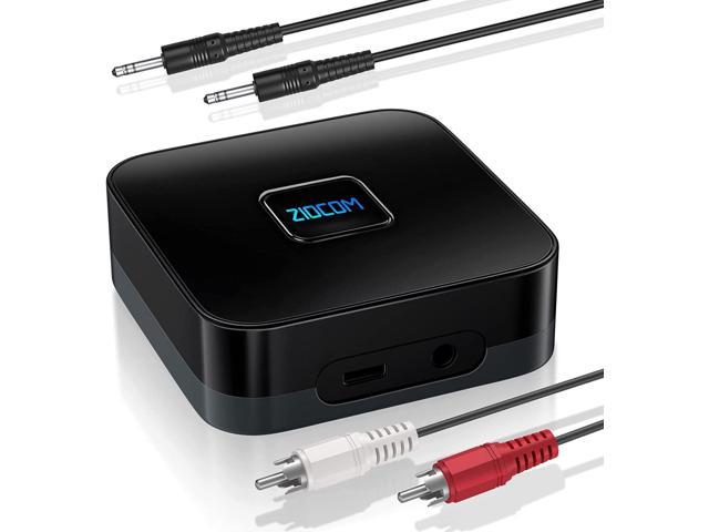 verontreiniging Absorberen monteren ZIOCOM Bluetooth Receiver, High-Fidelity Wireless Audio Adapter with 3.5mm  AUX RCA Cable, Bluetooth 5.0 Receiver for Home Stereo System, Car Speaker,  Wired Speaker - Newegg.com