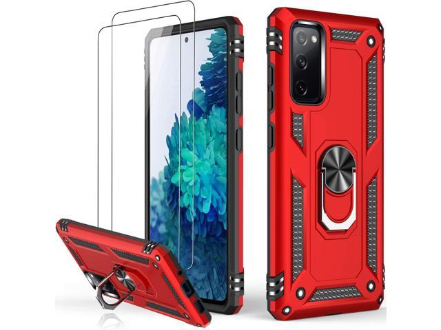 Galaxy S20 FE Case,Pass 16ft. Drop Tested Military Grade Cover with Magnetic  Ring Kickstand Compatible with Car Mount Holder,Protective Phone Case for  Samsung Galaxy S20 FE 