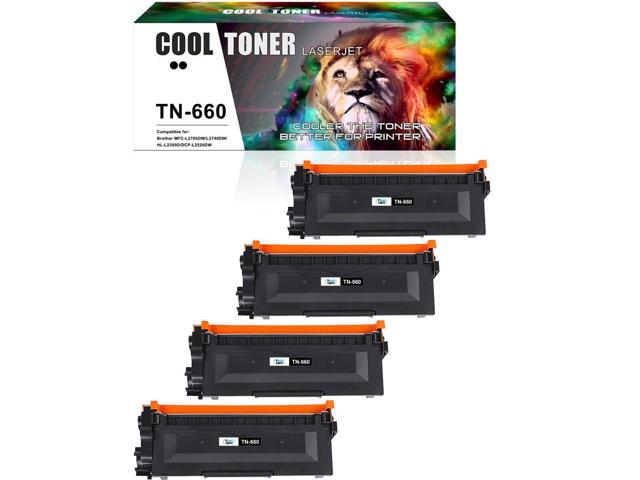 10x TN660 TN630 Black Toner For Brother HL-L2260D L2300D DCP-L2540DW MFC-L2720DW 