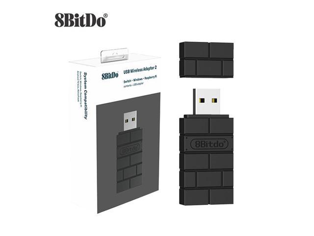 8Bitdo USB Wireless Adapter 2 Generation Receiver for PS5, PS4, Xbox Series X/S, Nintendo Switch, PC Windows, Raspberry Pi, Android