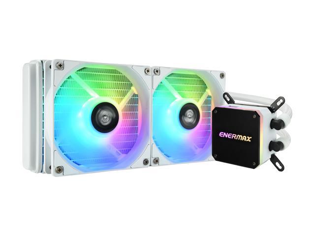 Enermax LIQMAX III 240 ARGB White, All-in-one CPU Liquid Cooler for AM4 /  LGA 1700/1200/1151, 240mm Radiator, Dual-Chamber Water Block, ARGB Fan LGA  1700 Compatible 