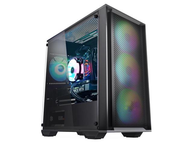 Hoengager Gaming Desktop PC - AMD Ryzen 5 5600G 6-Core 3.9GHz - GTX ...