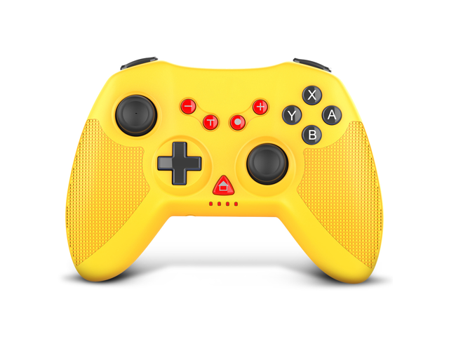 STOGA Wireless Controller for Switch, Proslife Gamepad Joystick with Auto Turbo, 6-Axis Gyro, Replacement for Nintendo Switch controller, Yellow