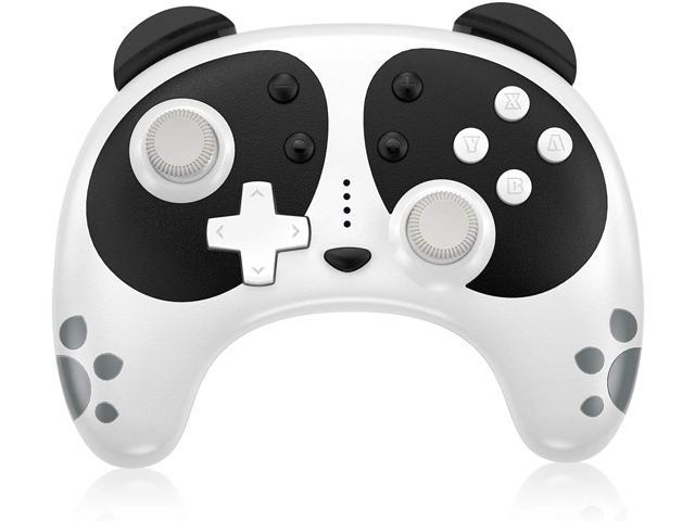 Wireless Controller for Nintendo Switch, STOGA Panda Cute Switch Pro Controller Compatible with Switch Lite/PC with NFC Wake-up Function, Support Motion Control Turbo Vibration