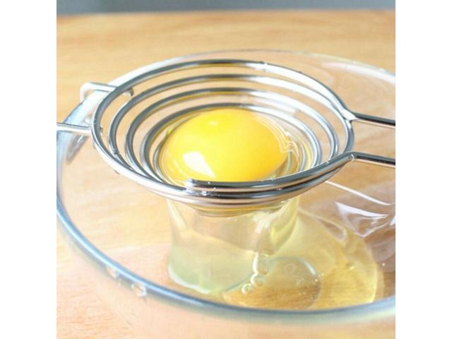 GT Stainless Steel Egg Yolk Separator Divider Cooking Tool Kitchen Gadget Sweet