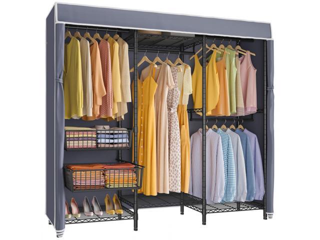 Vipek V10c Portable Closets Heavy Duty Clothes Rack Covered