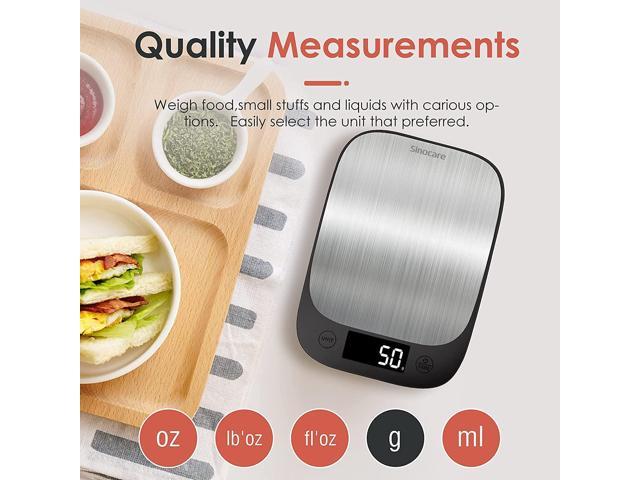 Sinocare Smart Digital Kitchen Food Weighing Scale