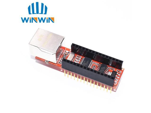 1pcs Enc28j60 Ethernet Shield V10 Compatible Nano 30 Rj45 Webserver Module 6602