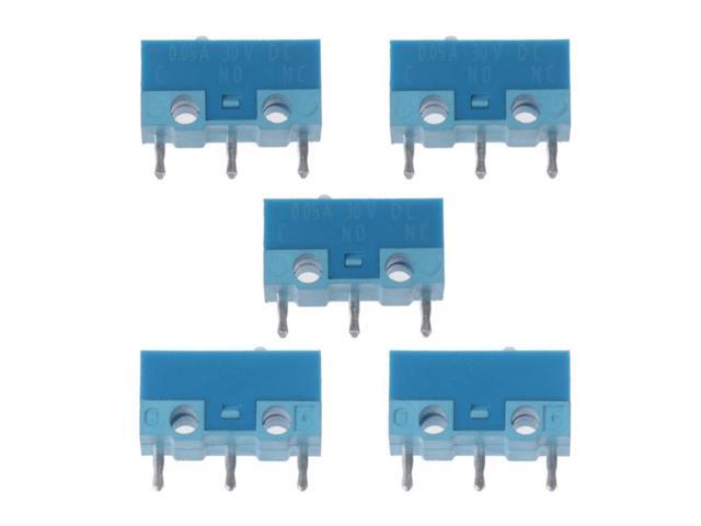 5Pcs Mouse Micro Switch for Logitech G700 G500 M950 M705 4.8x4.8x0.8mm Hot Sell