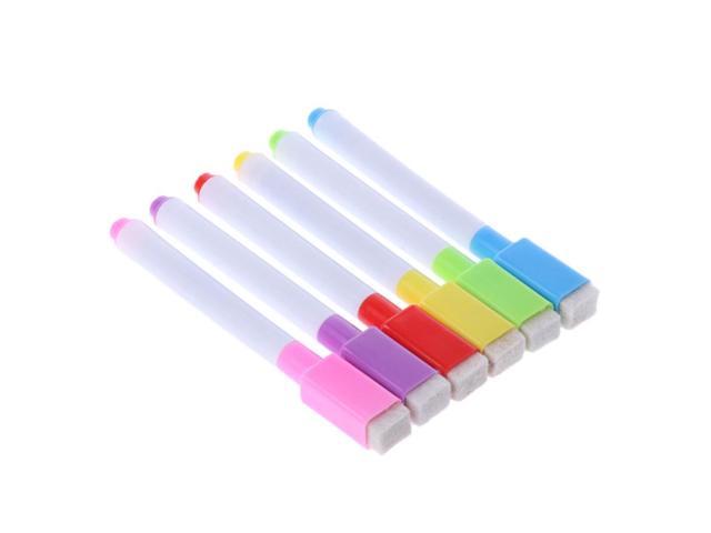 Magnetic Whiteboard Pen Erasable Dry Board Marker Magnet Eraser Office Pen 