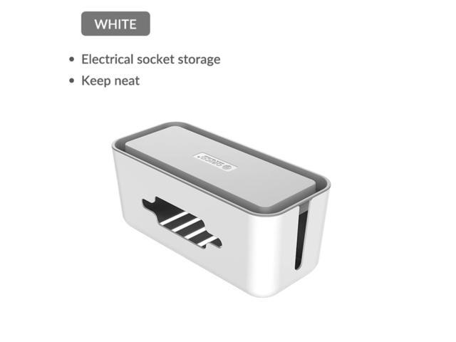 caja de almacenamiento para tira de alimentación, soporte para teléfono