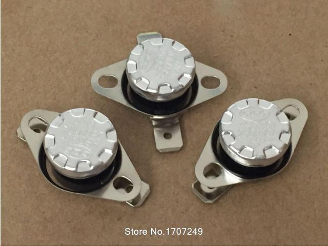 Termostato Interruttore N.C. Uxcell 175°C 10A, Pin 6.3mm, Confezione Da 2 Pezzi