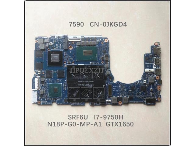 7590 CN-0JKGD4 0JKGD4 JKGD4 NBL-N15-MB WIth SRF6U I7-9750H CPU GTX1650 ...