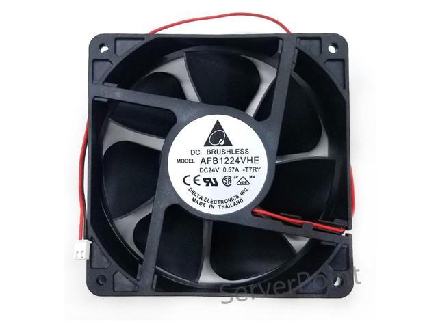 AFB1224VHE 12cm 12038 120*120*38mm DC 24V 0.57A 2-wire Inverter Cooling ...