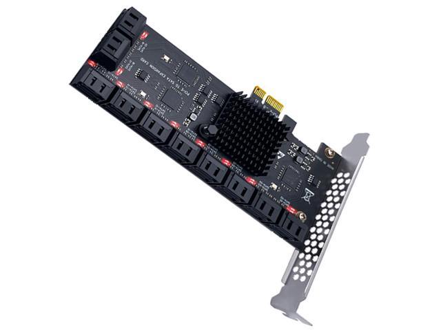 Port Sata Gb To Pci Express Controller Expansion Card Pcie To Sata Iii Converter Pcie Riser