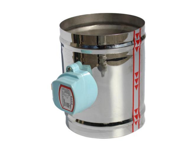 125mm stainless steel air damper valve HVAC electric air duct