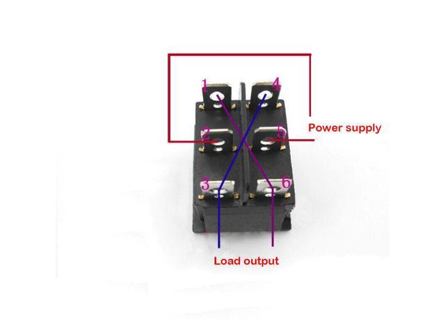 20A 3V-36V CW CCW Forward & Reverse Toggle Switch Inverted Control ...