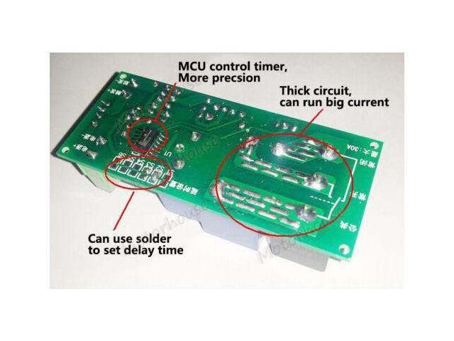 Details about   DC 24v High Power 30A Delay Time Counter Relay Switch Turn on/off Module Board 