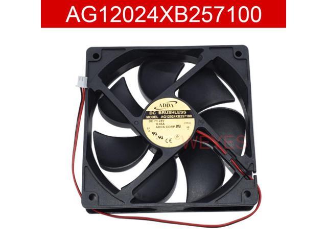 Ventilateur ADDA 120x120x25mm 24V - Pour Refroidissement Soudeur électrique, 2 Broches, 0.46A