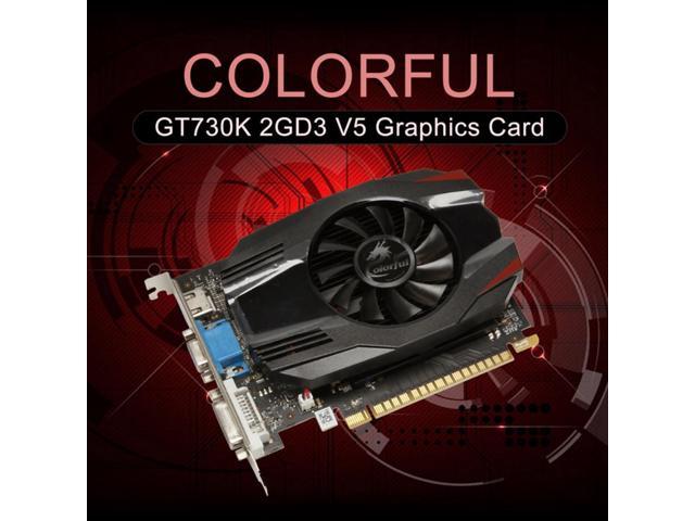 COLORFUL GT730K 2GD3 V5 Graphics Card GK208 28Nm 1600MHZ 2048M 64B ...