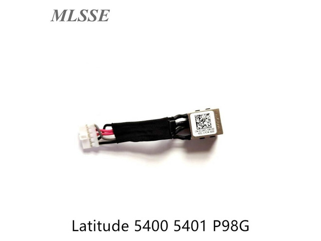 Prise DC Jack De Rechange Pour Dell Latitude 5400, 5500, Precision 3550 - Compatible Références 0129F1, DC301013W00 - 9