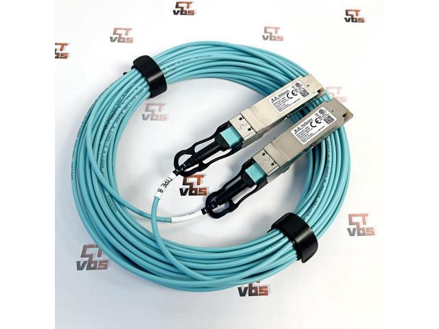 20M MPO Cable + 40Gb Transceiver 8 Fiber MPO-MPO Multi Mode Type B OM3 ...