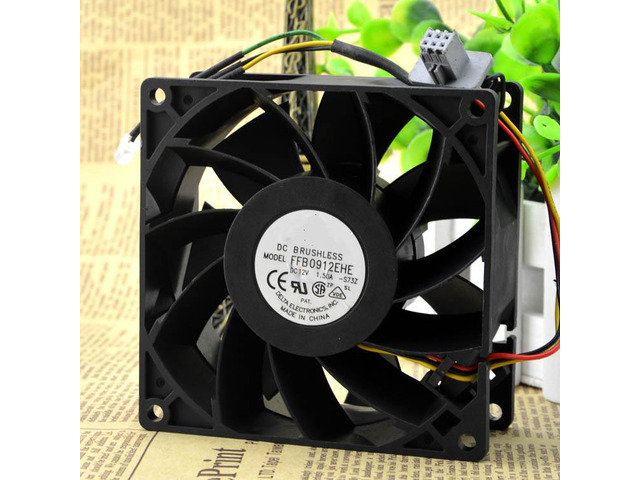 FFB0912EHE 9038 DC 12V 1.5A 3-line double ball fan - Newegg.com