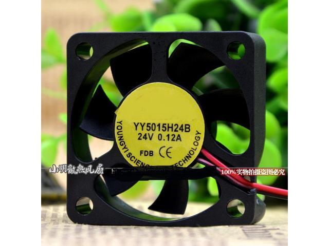 YY5015H24B 5015 5CM 24v 0.12A double ball inverter fan cooling fan ...