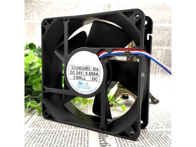 G1238E24B2 24V 0.6A 120*120*38 3-wire High Air Volume Axial Fan ...