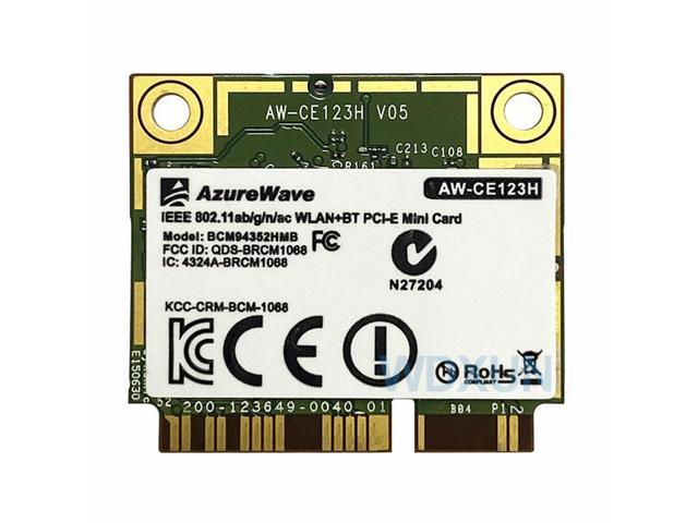 AzureWave AW-CE123H BCM4352 BCM94352HMB Half Mini PCIe PCI-express 802 ...