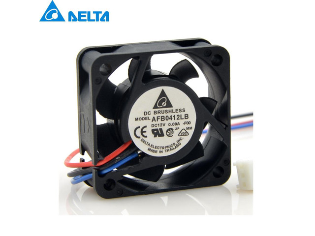 thumbnail image 2 of Delta AFB0412HHB 40mm X 15mm 12V DC Dual Ball Bearing Fan, 2-Wire Bare Leads, 8300 RPM 2 of 5