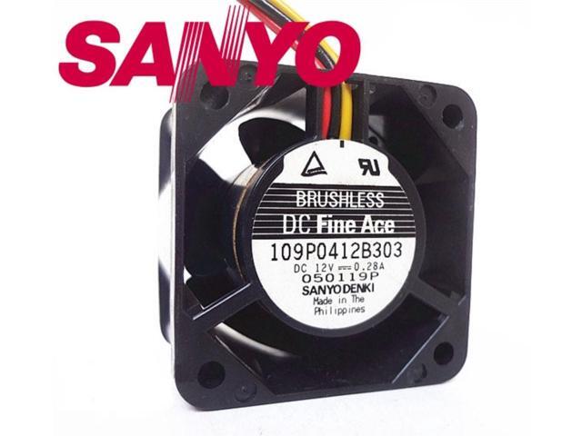 Ventilateur Refroidissement Sanyo Inverter 24V - 40x40x28mm, 0.18A, Pour PC, Serveur, électronique