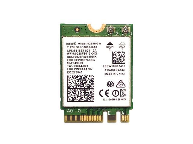 Intel 8265NGW 8265AC 867Mbps NGFF 802.11AC 2.4G+5G Bluetooth 4.2 ...