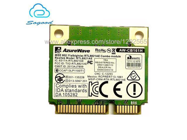 Realtek RTL8821AE Mini PCI-e 2.4G&5G Bluetooth 4.0 AzureWave IEEE 802 ...