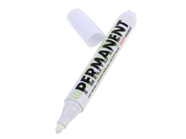 Leiouser User White Marker Pen,Marker Pen Permanent Waterproof Paint Oil  Car Tire Paint Marker Graffiti Pen 