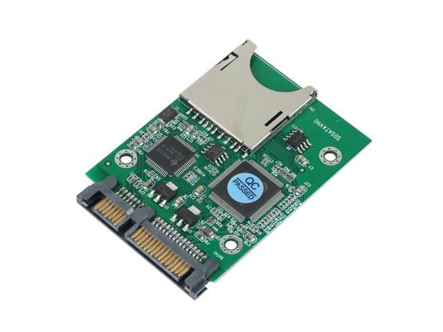 SD SDHC Secure Digital MMC Memory Card to 7+15P SATA Serial ATA ...