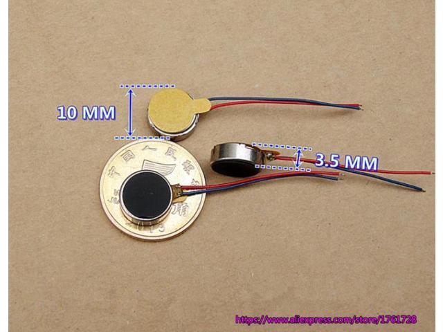 Lot De 10 Démarreurs électroniques Vibrants FF-030SB - 3V à 4.2V, Pour Appareils De Massage, Vitesse Jusqu'à 5200 Rpm